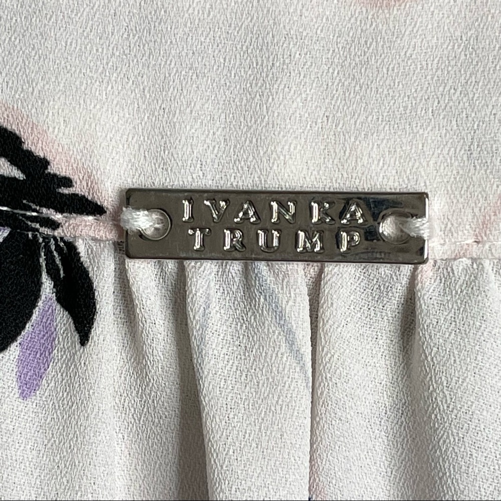 Ivanka Trump split neck blouse - Picture 3 of 7